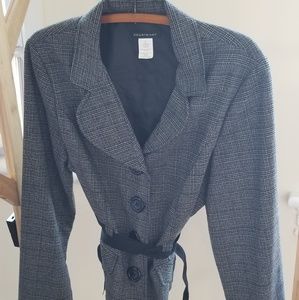 Courtenay blazer gray and black size 14